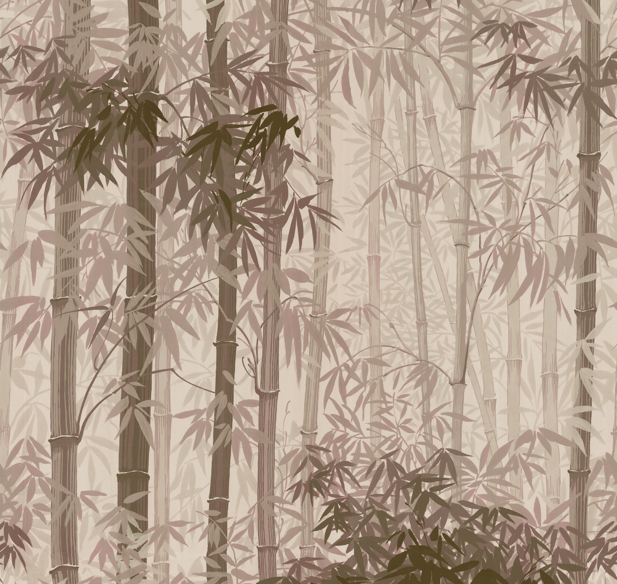 Панно Loymina Пейзаж Бамбуковая роща ART6 010 3×3 Панно Loymina Пейзаж Бамбуковая роща ART6 010 3×3